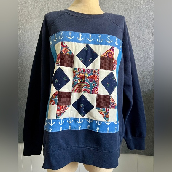 Unique Quilty Sweatshirt Jumper!⚓️ - Picture 6 of 14